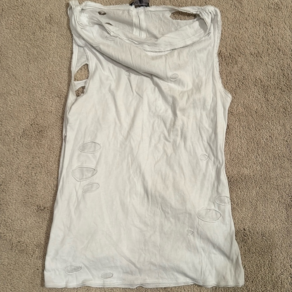 ALICE AND OLIVIA deconstructed muscle T-shirt sz small